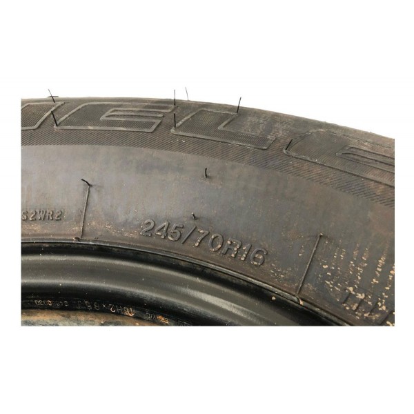 Roda Pneu Estepe Aro16 Chevrolet S10 2020 2021 2022 245/70