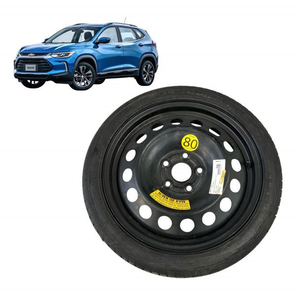 Roda Pneu Estepe Aro 16 Gm Tracker 2020 2021 A 2025  115/70