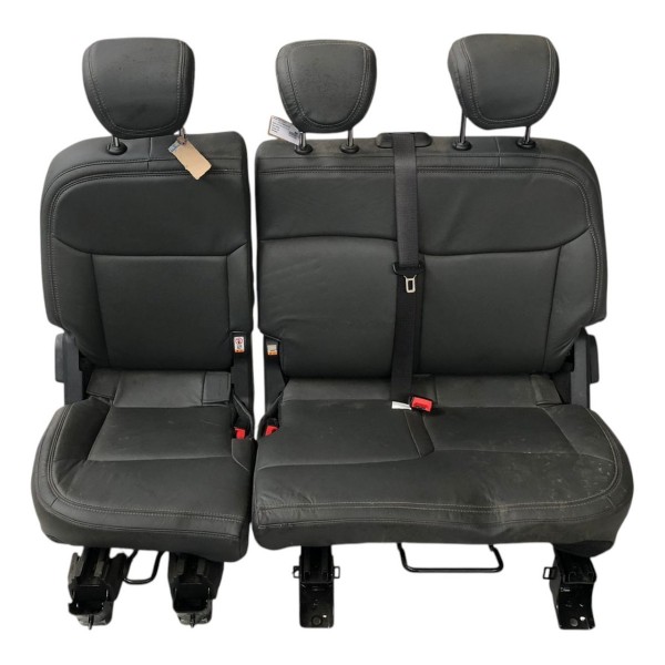 Jogo Banco Completo Chevrolet Spin 2015 A 2023 Couro Preto