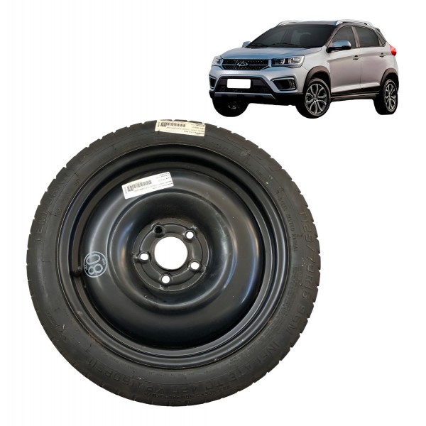 Roda Pneu Estepe Aro 16 Tiggo 2  2018 2019 2020  125/70