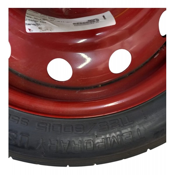 Roda Pneu Estepe Aro15  Hyundai I30 2011  T125/80