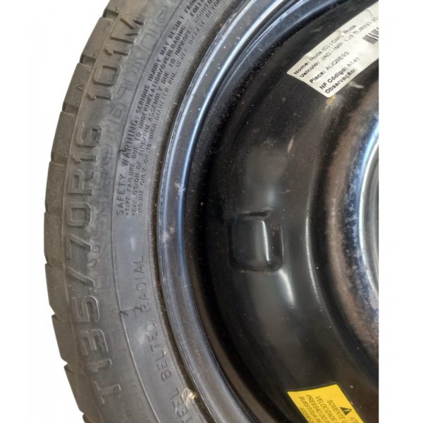 Roda Pneu Estepe Aro16  J3 2012  T135/70