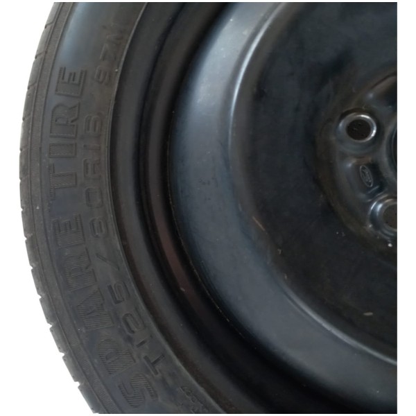 Roda Pneu Estepe Aro 16 Ford Fusion 2013   T125/80