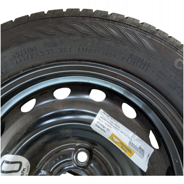 Roda Pneu Estepe Aro 14 Versa Cvt  2019   165/70