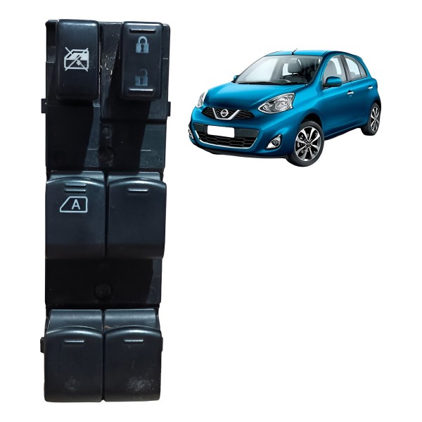 Botão Comando Vidro Elétrico Nissan Tiida Livina March