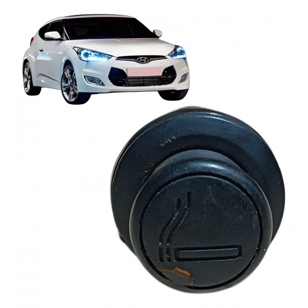 Acendedor Cigarro Hyundai Veloster 2011 2012 2013 2014 Preto