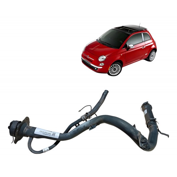 Gargalo Tanque Combustível Fiat 500 Cult 2010 2011 2012 2013 Preto