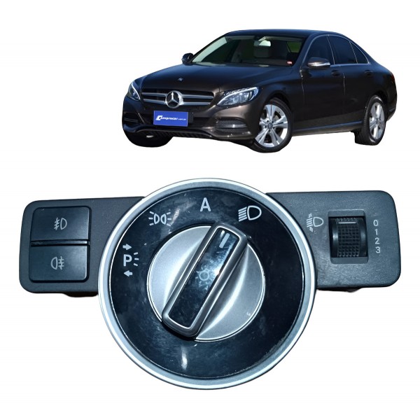 Botão Comando Chave Luz Farol Mercedes C180 2011 2012