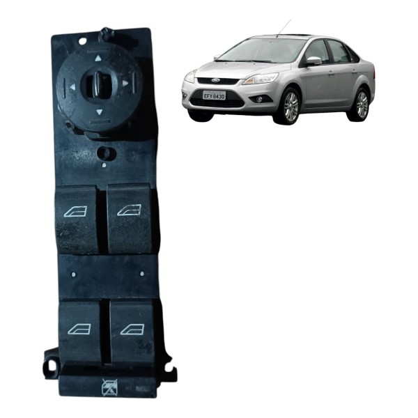 Botão Comando Vidro Dianteiro Esquerdo Ford Focus 2009 2012