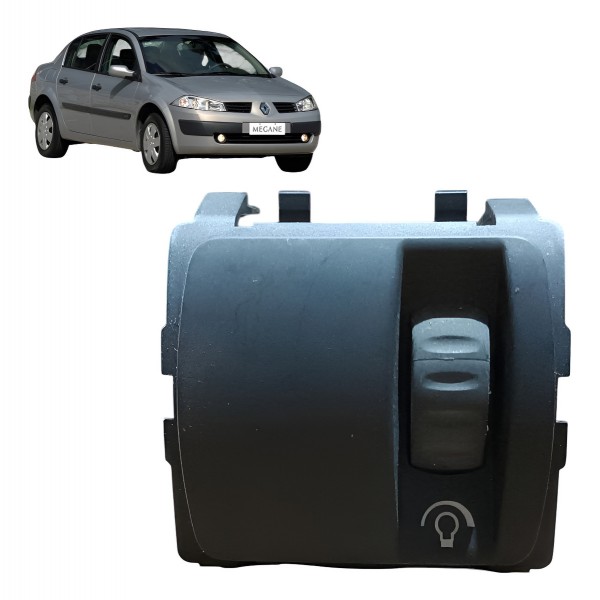 Botão Regulagem Luz Painel Renault Megane 2006 2007 A 2013