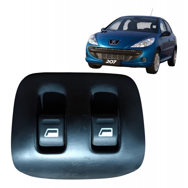 Botão Vidro Eletrico Traseiro Peugeot 206 207 2004 A 2013