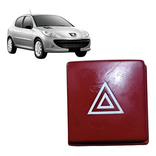 Botão Pisca Alerta Peugeot 206 207 2009 2010 2011 A 2014