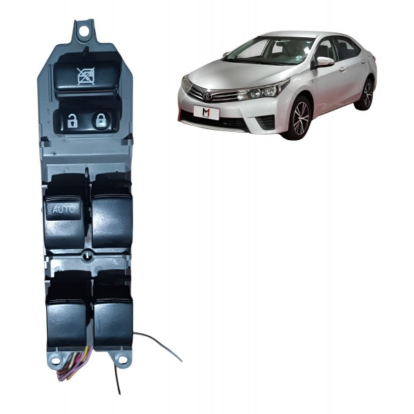 Botão Vidro Dianteiro Esquerdo Toyota Corolla 2015 A 2019