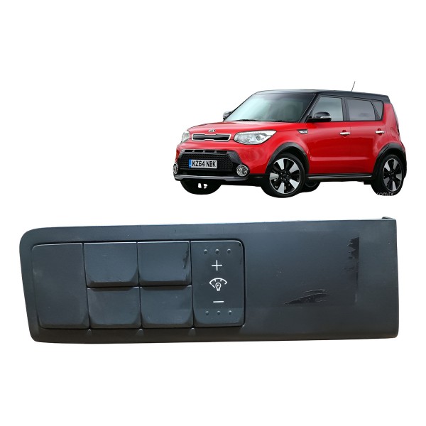 Botão Regulagem Luz Farol Kia Soul 2017 2018 2019 2020