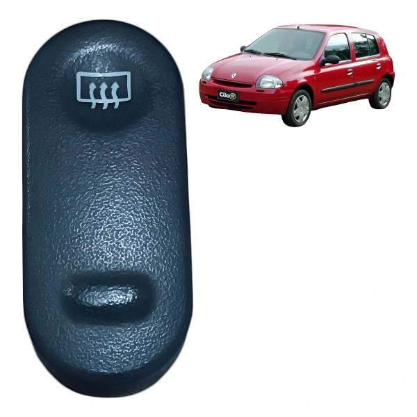 Botão Desembaçador Traseiro Renault Clio 2003 2004 A 2012
