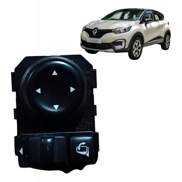 Botão Comando Regulagem Retrovisor Captur 2017 2018 A 2024