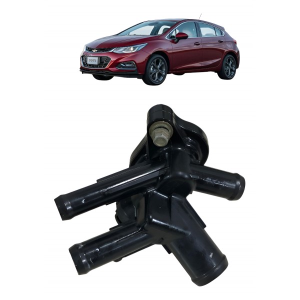Carcaça Valvula Flange Agua Gm Cruze 1.4 Turbo 2017 2021