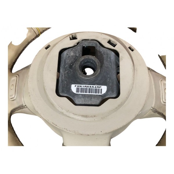 Volante Direção Motorista Fiat 500 2012 2013 Bege Original - Branco