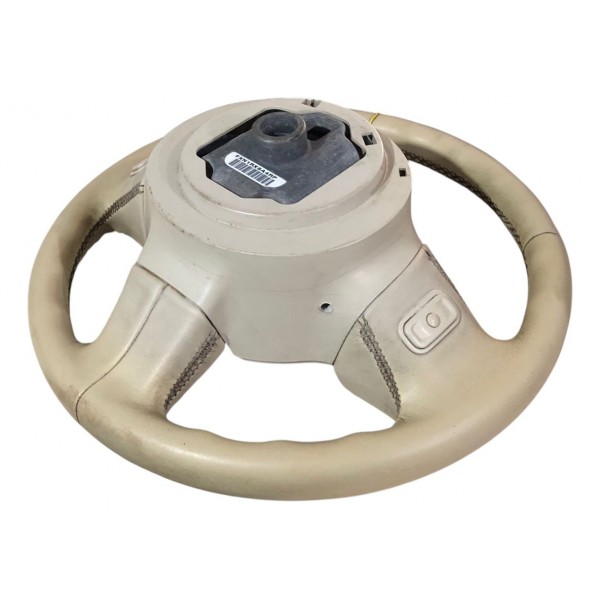 Volante Direção Motorista Fiat 500 2012 2013 Bege Original - Branco