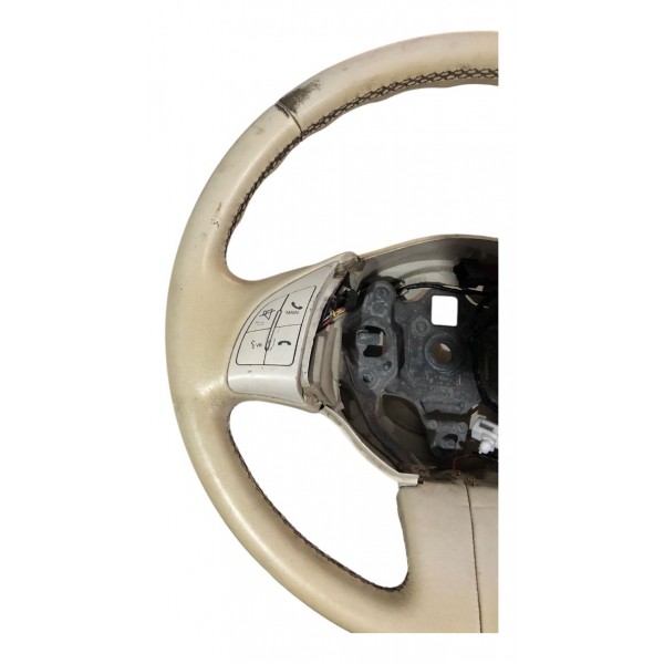 Volante Direção Motorista Fiat 500 2012 2013 Bege Original - Branco