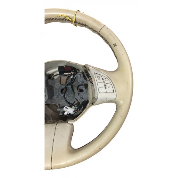 Volante Direção Motorista Fiat 500 2012 2013 Bege Original - Branco