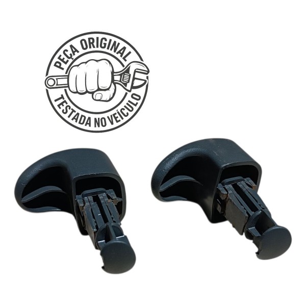 Par Gancho Suporte Forro Teto Fiat 500 2012 2013 Teto Solar