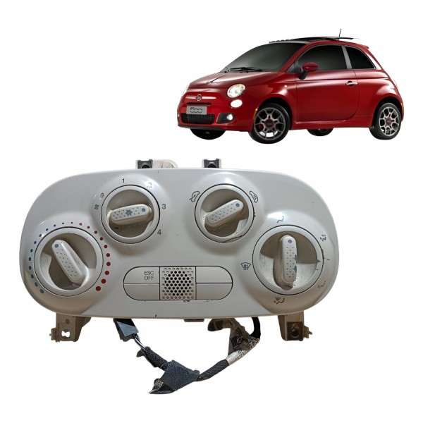 Comando Ar Condicionado Fiat 500 2012 2013 2014 Bege Orig