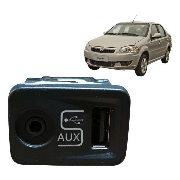 Entrada Usb Auxiliar Fiat Grand Siena 2013 2014 2015