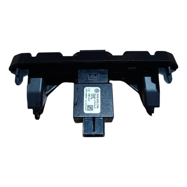 Suporte Entrada Usb Console Traseiro Vw Polo 2018 A 2022