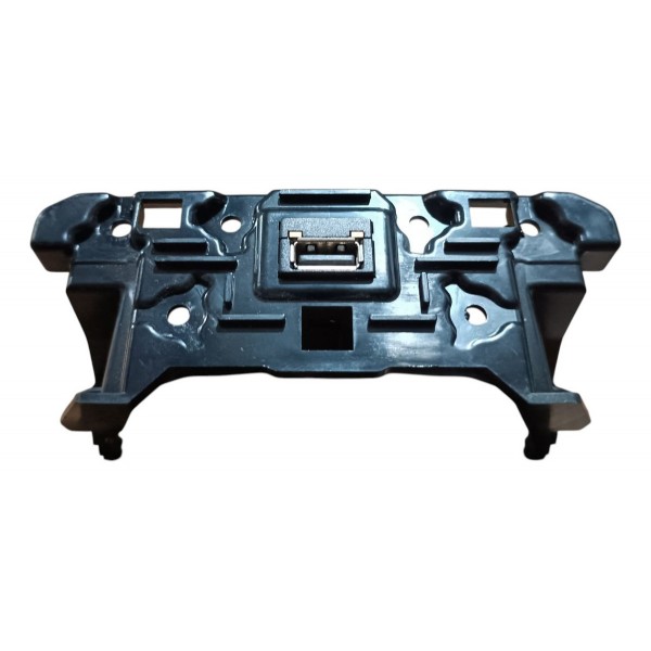 Suporte Entrada Usb Console Traseiro Vw Polo 2018 A 2022