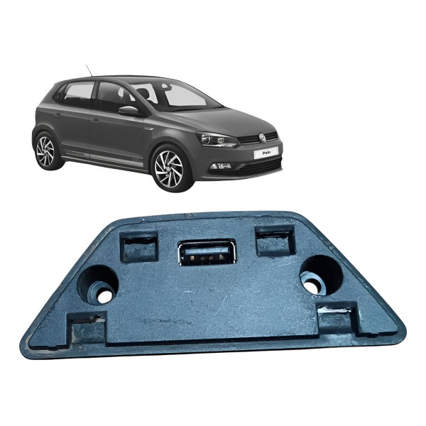 Entrada Usb Suporte Celular Vw Virtus Polo 2016 2017 A 2023