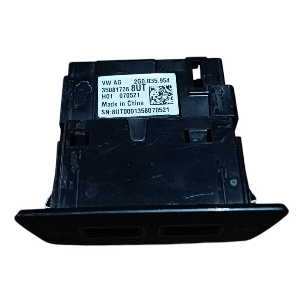 Entrada Conector Usb Duplo Volkswagen T-cross 2019 A 2022
