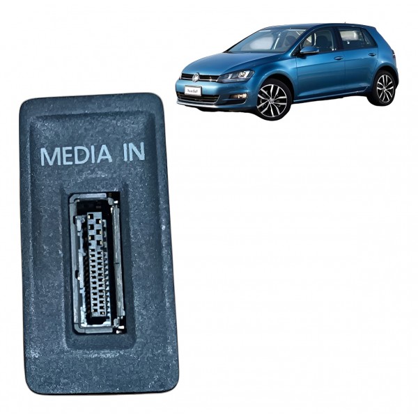 Entrada Usb Conector Media In Volkswagen Golf 2014 2015 2016