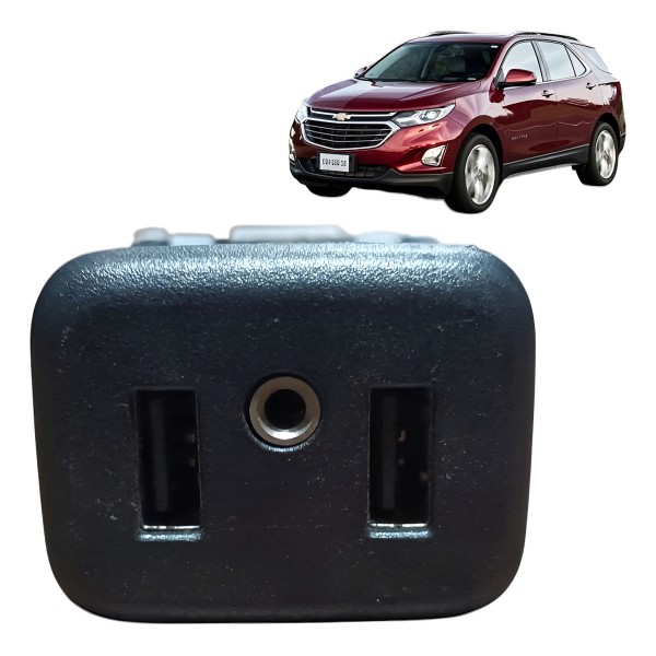 Entrada Tomada Usb Auxiliar Gm Equinox 2017 2018 A 2020