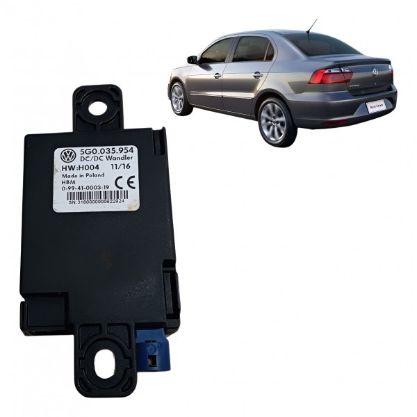 Modulo Conversor Voltagem Usb Vw Golf Gol Voyage 2016 G7 G8