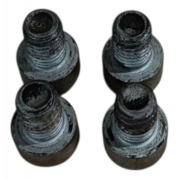 Jogo 4 Parafusos Polia Virabrequim Gol Voyage Saveiro G6 G7