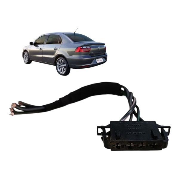 Plug Chicote 4 Fios Resistencia Ventilador Interno Voyage G7