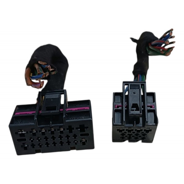 Par Plug Chicote Elétrico Modulo Conforto Voyage Gol G6 G7