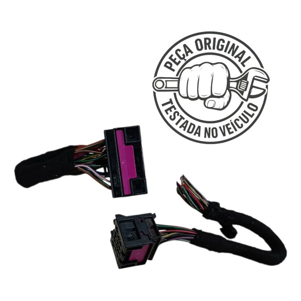 Par Plug Chicote Elétrico Modulo Conforto Voyage Gol G6 G7