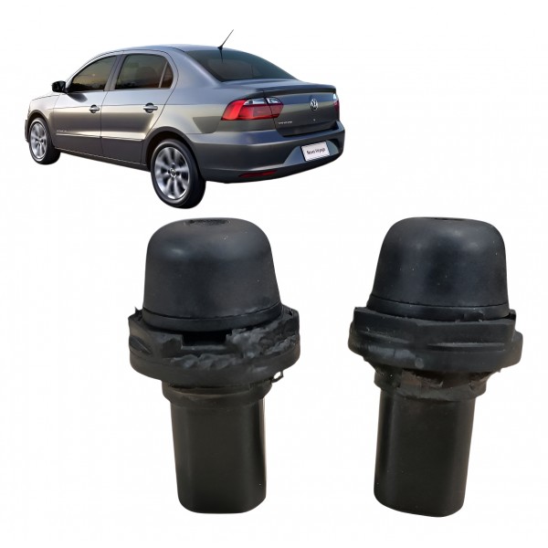 Par Batente Regulagem Porta Malas Gol G6 G7 G8 Voyage Polo Preto