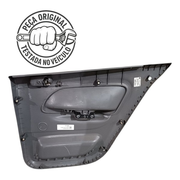 Painel Forro Porta Traseiro Esquerdo Vw Gol Voyage G7 Cinza - Cinza