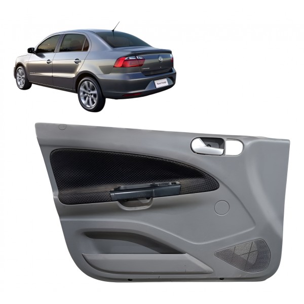 Painel Forro Porta Dianteiro Esquerdo Gol Voyage G7 Cinza - Cinza