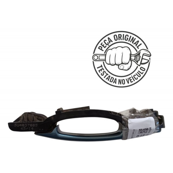 Maçaneta Externa Vw Voyage Gol G6 G7 G8 Traseira Esquerda - Azul - Traseira