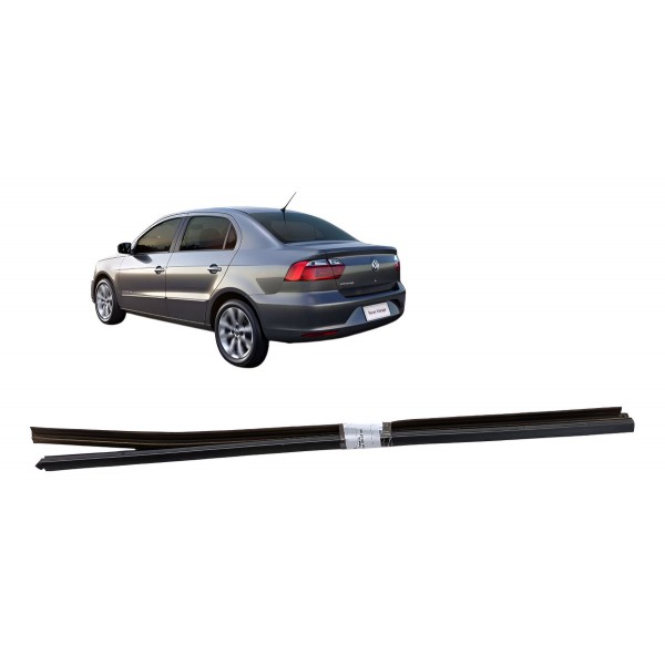 Par Pestana Porta Traseira Esquerda Gol Voyage G6 G7 G5 G8 - Preto