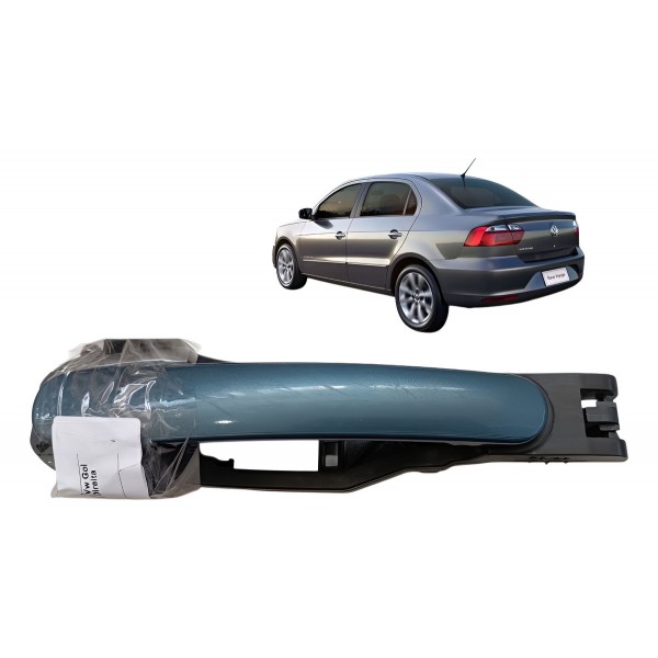 Maçaneta Externa Porta Vw Gol Voyage G6 G7 Traseira Direita - Azul - Traseira