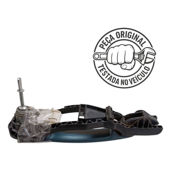 Maçaneta Externa Vw Voyage Gol G6 G7 G8 Dianteira Esquerda - Azul - Dianteira