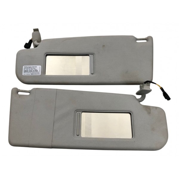 Par Quebra Sol Com Espelho Luz Cortesia Voyage Gol G7 G6 G8