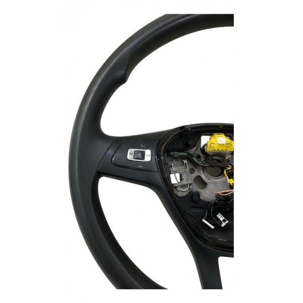 Volante Direção Motorista Vw Gol Voyage Saveiro G7 2017 2018 - Preto