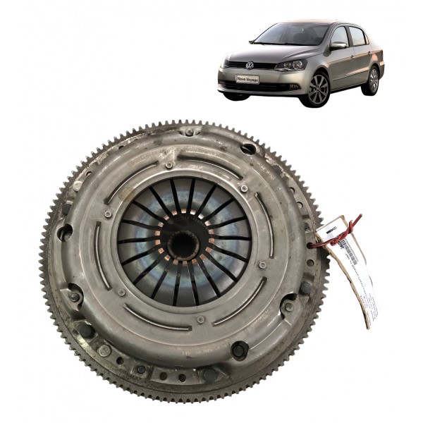 Volante Disco E Prensa Vw Gol Voyage Saveiro G6 G7 1.6 8v