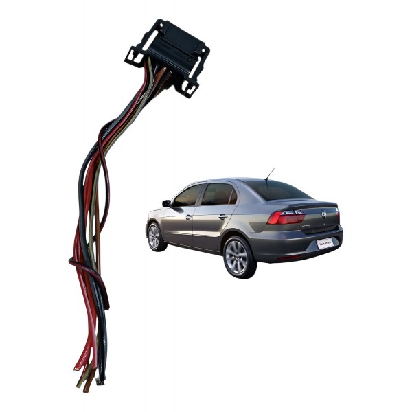 Plug Chicote 8 Fio Comando Ar Condicionado Voyage Gol G7 G8